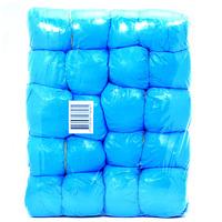 Skoöverdrag blå plast - 100 st