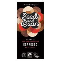Seed & Bean Mörk Choklad 58% Espresso Ekologisk - 85 g