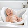 Blooming bath - grå, blomman är härligt mjuk och stöder ditt barns huvud och rygg