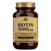 Solgar Biotin 5000 µg - 100 kap