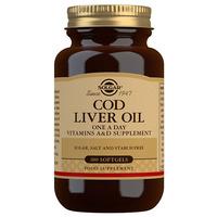 Solgar Torskleverolja (Cod Liver Oil) - 100 kap