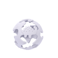 Tiny Tot silikonboll - gråblå