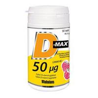 D-Max, 50 µg - 90 tuggtabletter