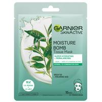 Garnier Skin Active Moisture Bomb Tissue Mask Green Tea - 32 g
