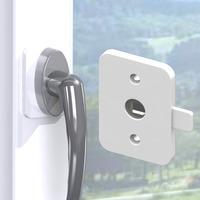 Reer Säkerhetslås till fönster och balkongdörrar - vit