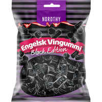 Nordthy Engelskt Vingummi - Black edition - 300 g