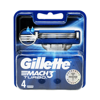 Gillette Mach3 Turbo Barberblade - 4 st