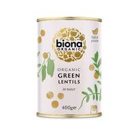 Biona Organic Gröna Linser, eko - 400 g
