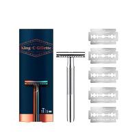 King C. Gillette Double Edge Razor - 1+5 st