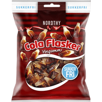 Nordthy Sockerfria Cola Flaskor - 80 g