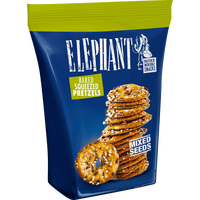Elephant Pretzels with Mixed Seeds - 180 g