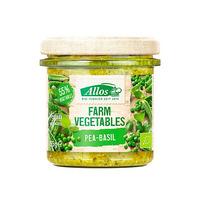 Allos Bredbart pålägg Ärtor & Basilika eko - 135 g