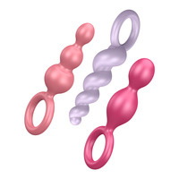Satisfyer Booty Call Anal Plug set - Pink