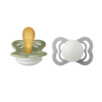 BIBS Supreme GLOW Latex Sage/Cloud 2 pack - Flera storlekar