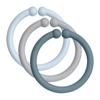 BIBS Loops Baby Blue/Cloud/Petrol - 12 pack