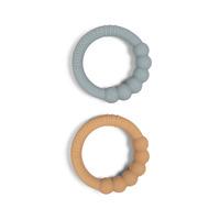Filibabba Silikon Bitring 2-pack - Silt Green