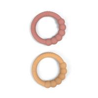 Filibabba Silikon Bitring 2-pack - Vintage Rose