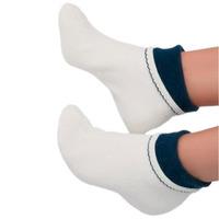Medima Nattsockor vit/marin - 1 par