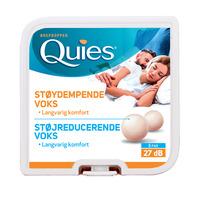 Quies Öronproppar naturligt vax 8 par i en ask- 1 ask