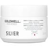 Goldwell Dualsenses Silver 60 Sec Treatment neutraliserar gula toner i håret och ger en kall lyster