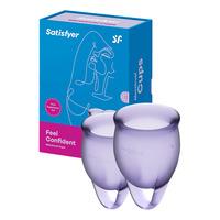 Satisfyer Feel Confident Menskopp, Purple - 2 st
