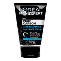 L'Oréal Men Expert Pure Charcoal Anti-Blackhead Face Scrub - 100 ml