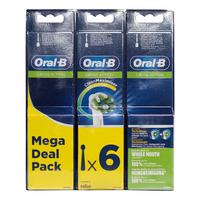 Oral-B Cross Action Borsthuvud - 6 st