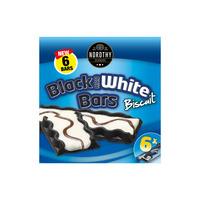 Nordthy Black and White Bars 6 st  - 150 g