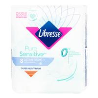 Libresse Pure Sensitive Ultra Night+Wings - 8 st