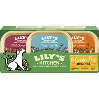 Lily´s Kitchen våtfoder hund, Grain Free Multipack - 6 st