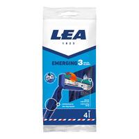 LEA Engångsrakhyvlar Emerging 3 Flexibelt huvud - 4 st