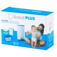 Korbell PLUS Refill till Blöjhink - 3 pack