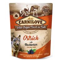 Carnilove Pouch Pate våtfoder struts & björnbär - 300 g