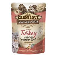 Carnilove Cat Pouch våtfoder med kalkon & baldrian - 85 g