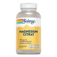 Solaray Magnesium Citrat - 270 kapslar