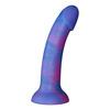 Baseks Silikon Dildo, Blue Galaxy - 18 cm