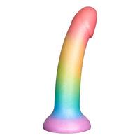 Baseks Silikon Dildo, Colour-Mix - 18 cm