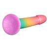 Baseks Silikon Dildo, Colour-Mix - 18 cm