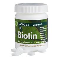 Biotin 6000 mcg. - 90 tabletter