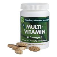 Multivitamin m. Omega-3 - 60 tabletter
