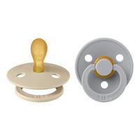 BIBS Colour Latex Symetrisk Napp Vanilla/Cloud - Flera storlekar