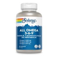 Solaray All Omega 3-6-9 - 90 kapslar