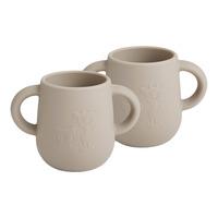 Nuuroo Abiola silikonmugg Cobblestone - 2 stk.