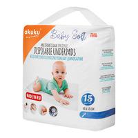 Akuku Engångsunderlägg 40x60 cm - 15 st