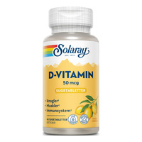 Solaray D-vitamin 50 µg - 60 tabletter