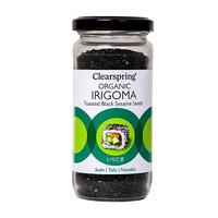 Clearspring Irigoma Rostade Svarta Sesamfrön, eko - 100 g