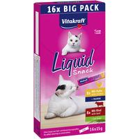 Vitakraft Cat Liquid Snack Multipack - 16x15 g