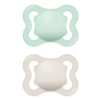 MAM Air Silikon Napp Grön/Neutral 0-6 mån - 2 st