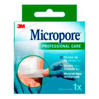 Micropore 3M kirurgisk tape 2,5 cm x 10 m - vit