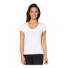 Boody Women's V-Neck T-Shirt Vit - M